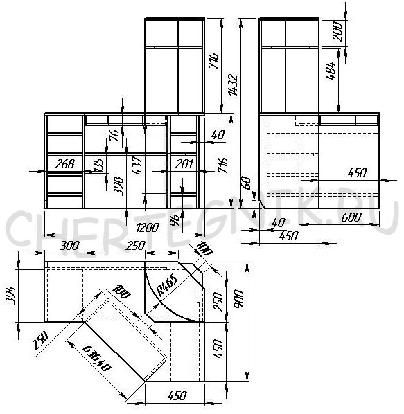 Стол компьютерный угловой своими руками чертежи и схемы