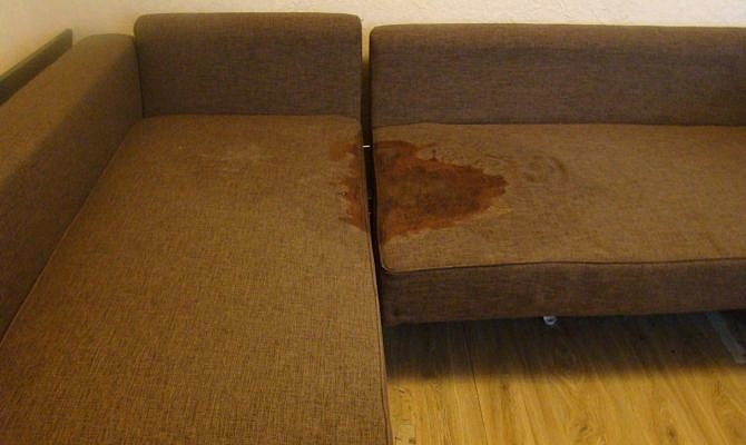 Вывести пятна с обивки дивана