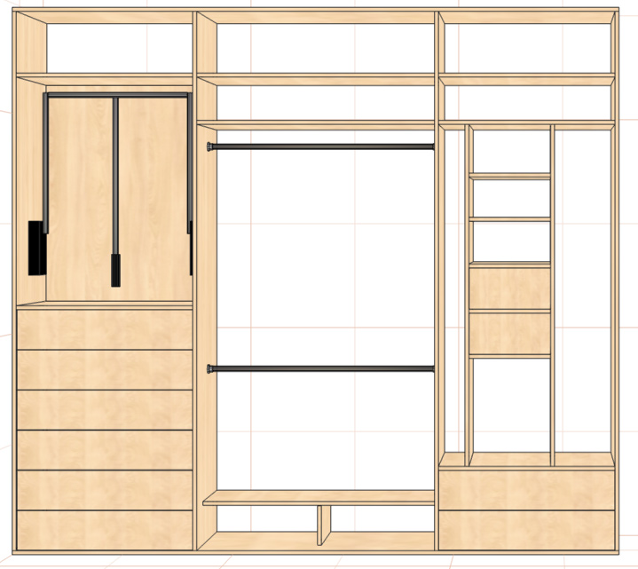 Программа рисования шкафов купе