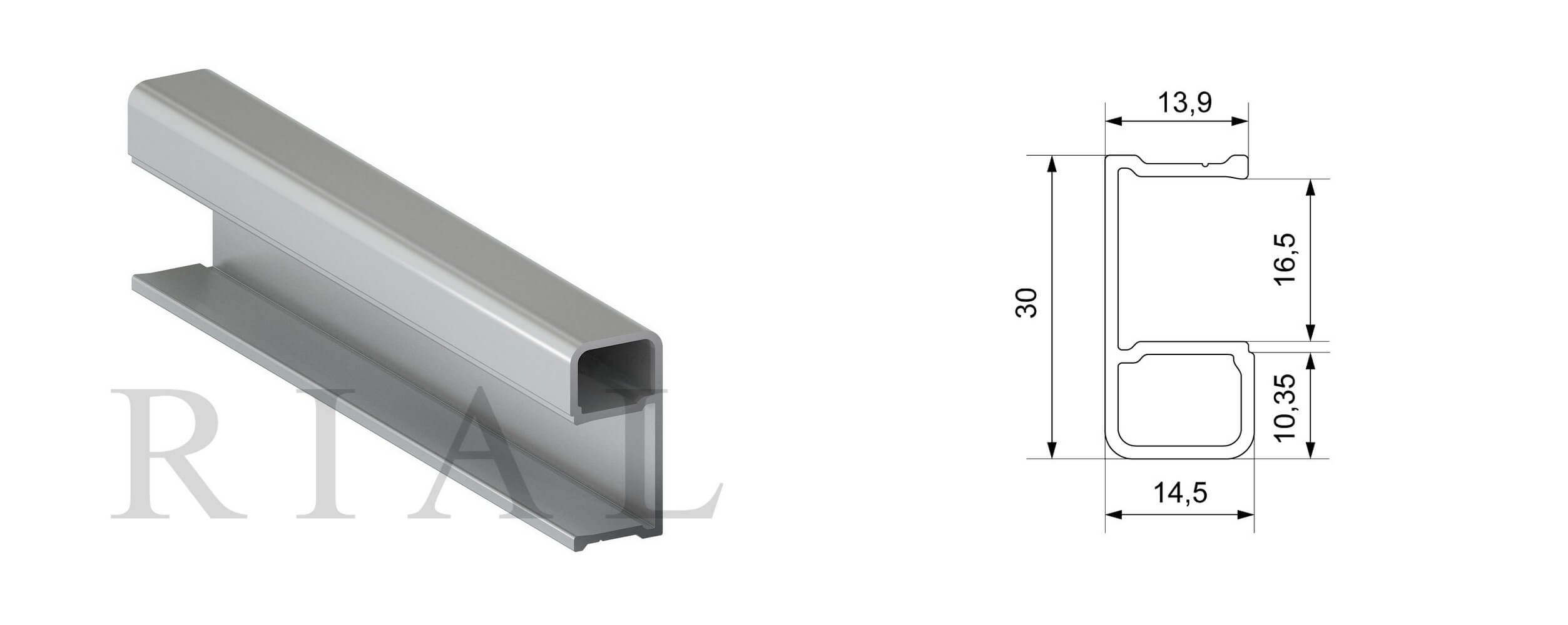 Вертикальный профиль ручка для шкафа купе дсп 16 мм