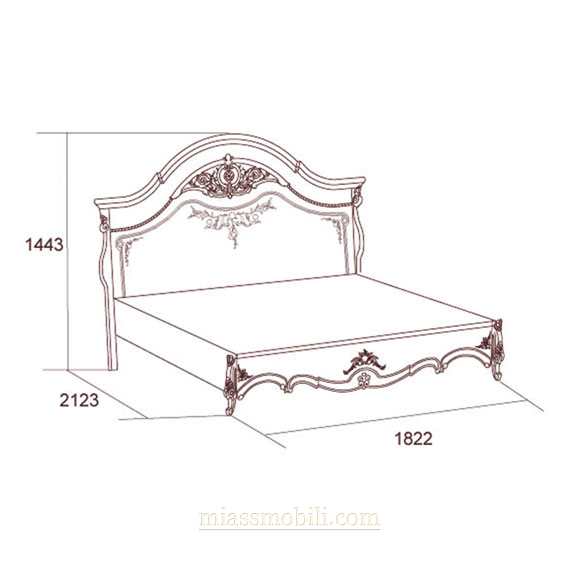 Кровать с подушками рисунок