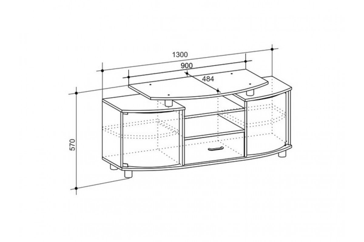 тв тумба под телевизор размеры