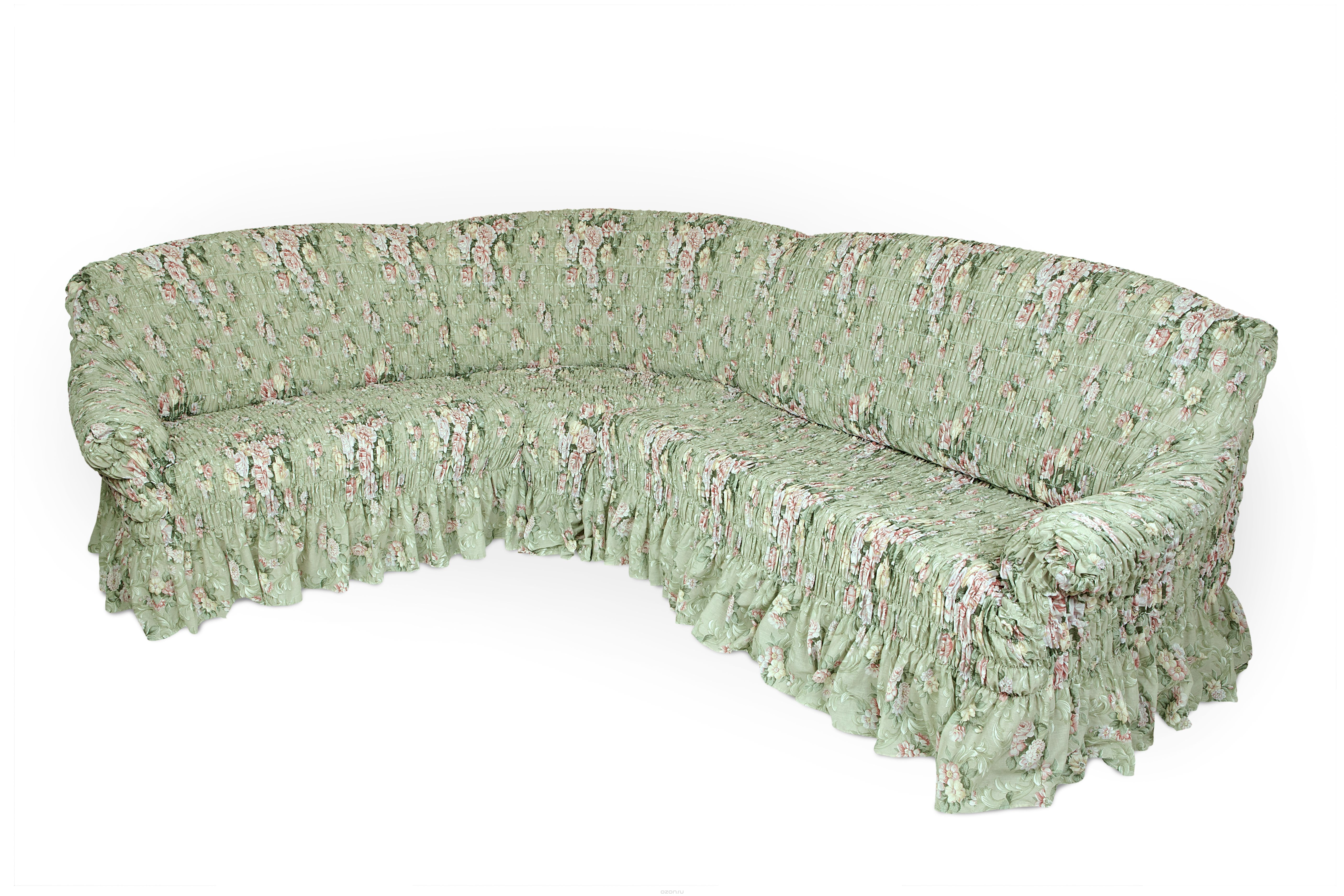 еврочехлы на угловой диван фото