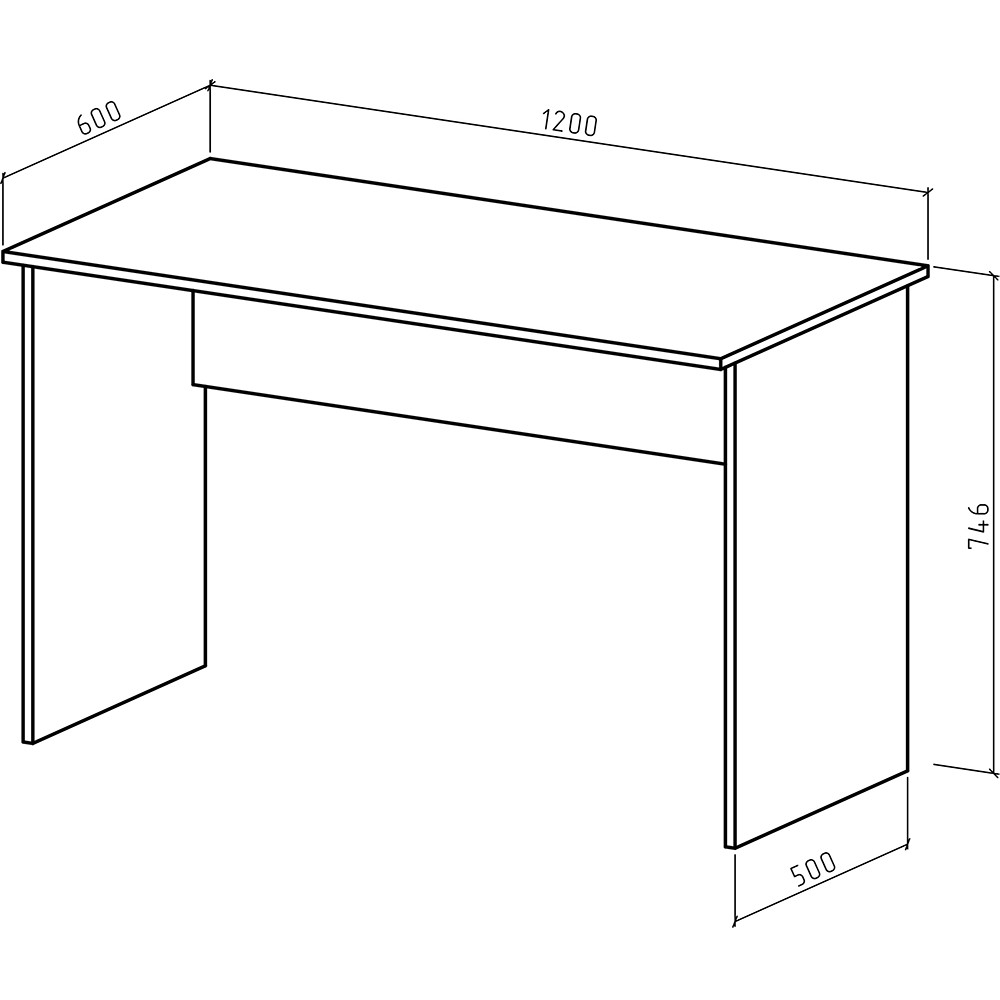 Стандартный размер стула и стола