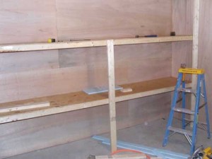 DIY Storage Shelves