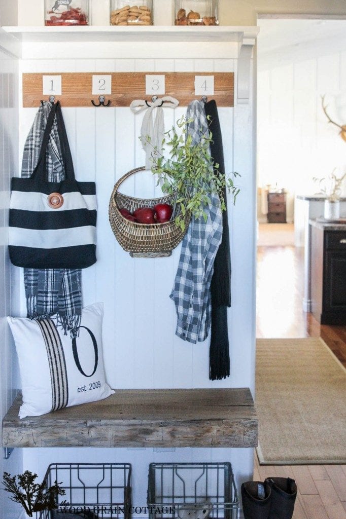 Mudroom Ideas within hallway