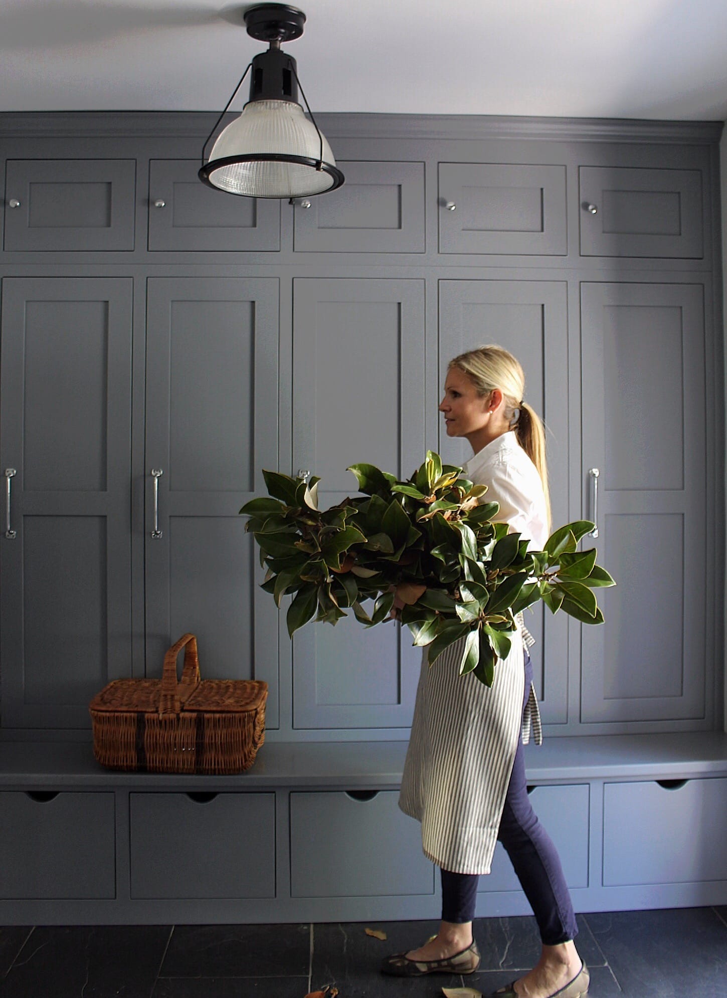 Gray Mudroom