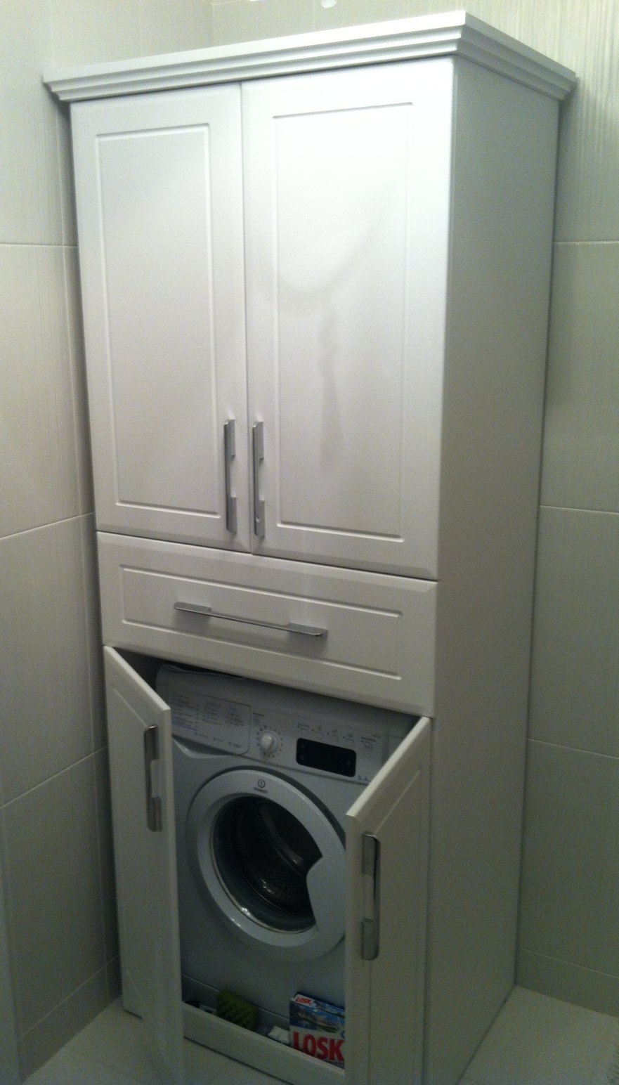 шкаф для стиральной машины закрытый