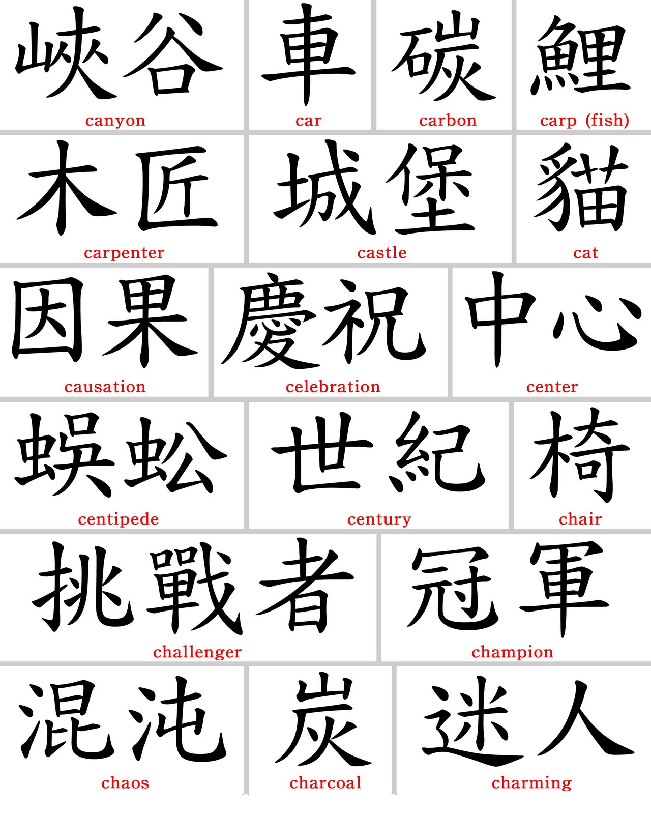 Японские символы и их значение
