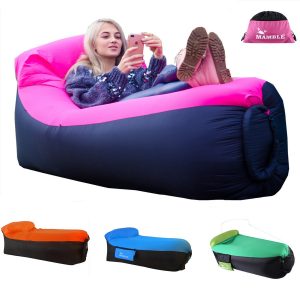 MAMBLE Inflatable Lounger Sofa Portable Sofa Bed