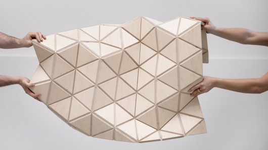 WoodSkin: новый материал, который принимает любые абстрактные формы