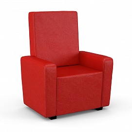 Пуф-кресло Тетри Красный