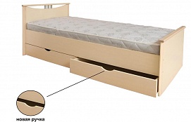 Кровать Мелисса 800 с двумя спинками и двумя ящиками